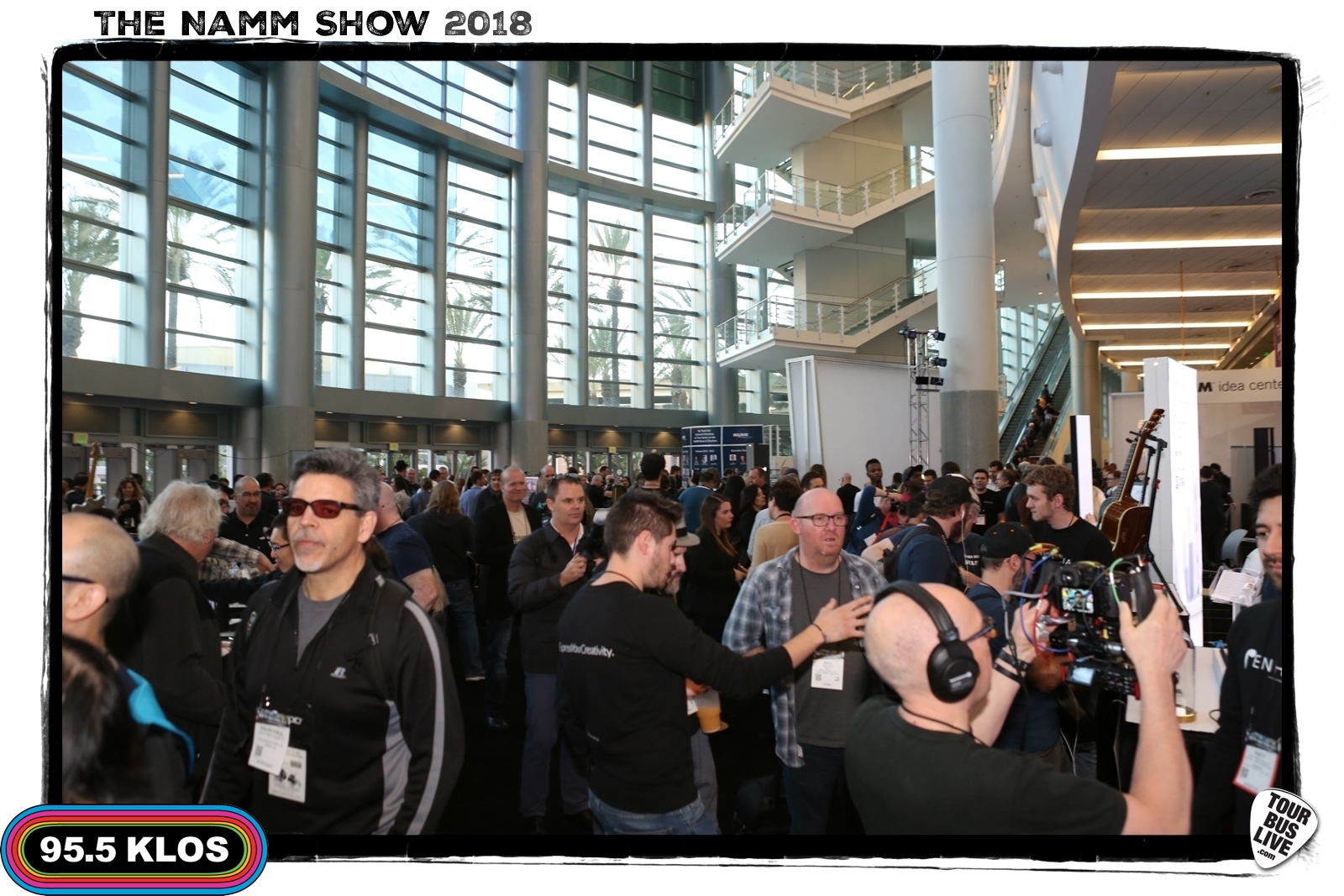 The NAMM Show, Anaheim Convention Center, CA., 1/24/18. © 2018 TourBusLive.com