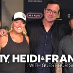 Frosty, Heidi and Frank with guest Bob Saget