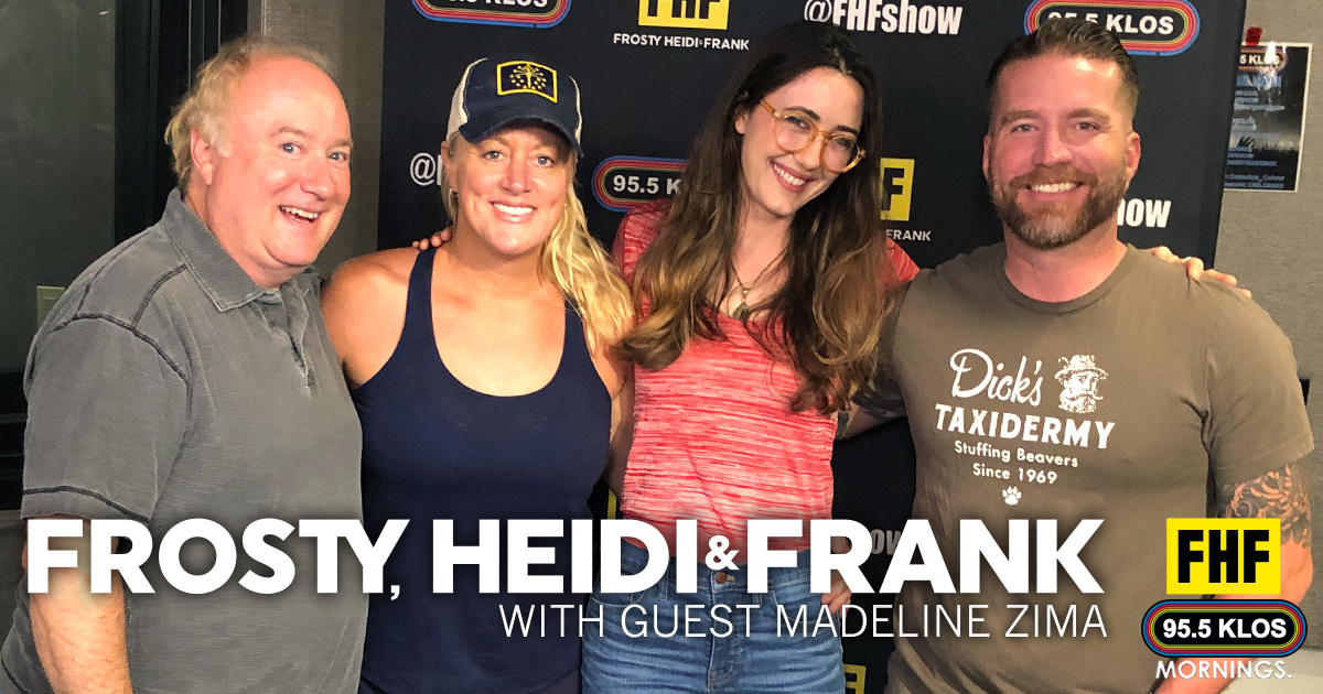 Frosty, Heidi and Frank with guest Madeline Zima