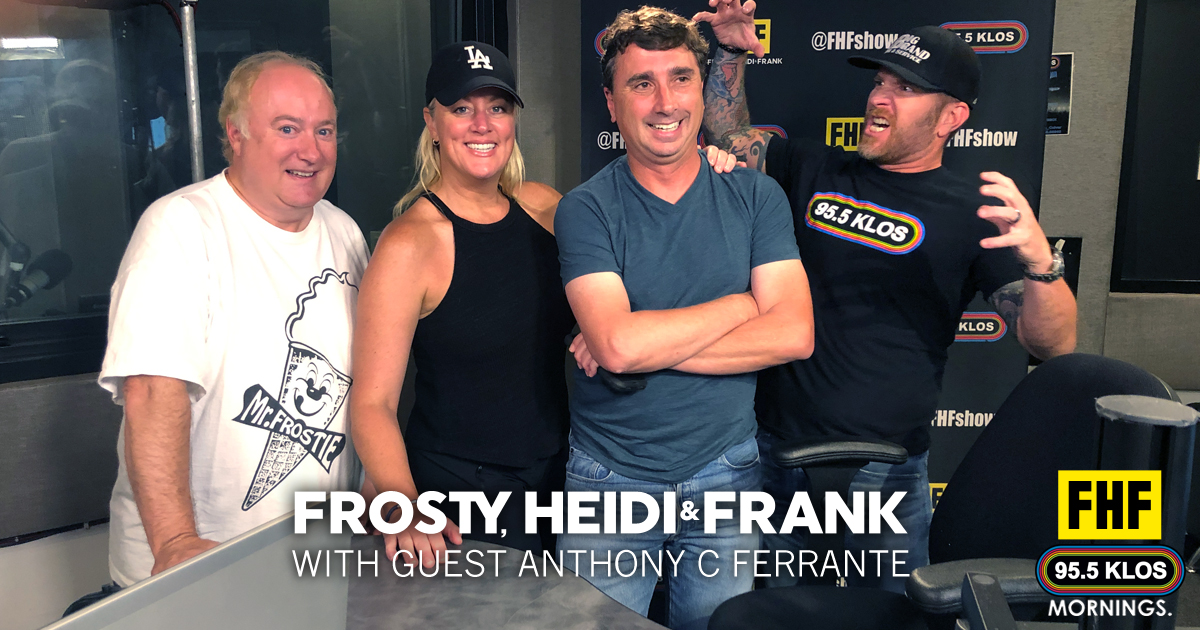 Frosty, Heidi and Frank with guest Anthony C Ferrante
