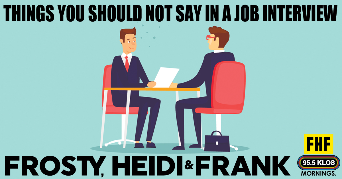 Things You Should Not Say In A Job Interview