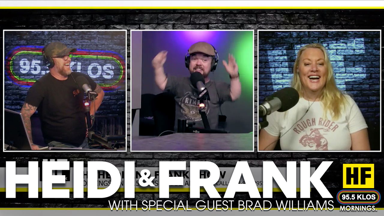 Heidi and Frank with guest Brad Williams